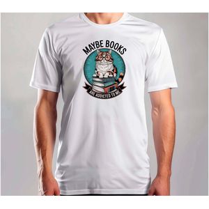 Maybe Books - T Shirt - Funny - Sarcasm - Sarcastic - DarkHumor - Grappig - Sarcasme - Sarcastisch - DrogeHumor