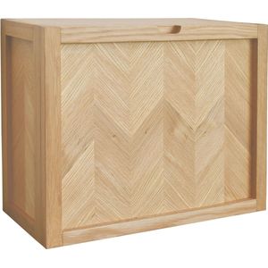 Hubsch interior Schoenenkast Herringbone naturel 50 x 22 x 40cm