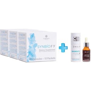 1x Nanofy Curcumin 15ml + 3x SYNBIOFY 40 capsules | Vidafy