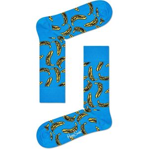 Happy Socks Andy Warhol Banana Sokken - Blauw - Maat 36-40