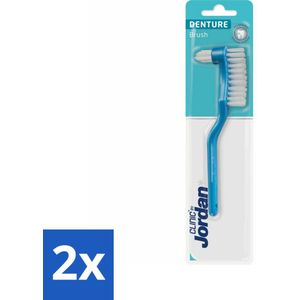 2 x Jordan - Clinic - Tandenborstel Kunstgebit - Denture - Kunstgebit Tandenborstel - Tandenborstel Kunstgebit - Kunstgebit Reinigen - Tandenborstel Voor Kunstgebit - Mondhygiëne Kunstgebit