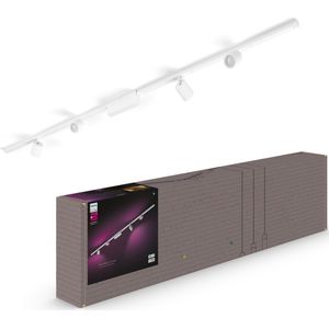 Philips Hue Perifo railverlichting plafond - wit en gekleurd licht - 4-spots - wit - basisset