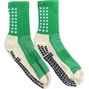 Go Go Gadget - Gripsokken - Geschikt voor Voetbal, Tennis, Hardlopen & Handbal - Anti Blaren | Compressie - Prestatieverhogend - One Size - Groen