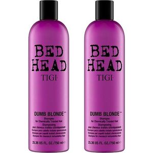 Tigi - Bed Head Dumb Blonde Shampoo 750ml - SET 2 STUKS