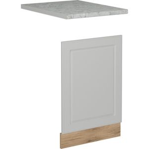 Vicco R-Line Keuken Voorpaneel vaatwasser – 45 cm , WB Marmer Wit Landhuis , WB Marmer