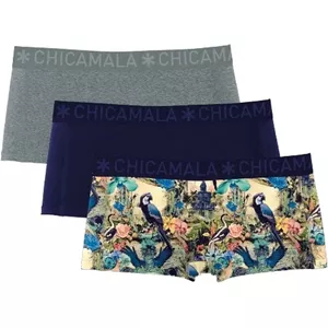 Chicamala Dames Boxershorts – 2-pack, Effen Katoen, Elastische Tailleband, Oeko-Tex Gecertificeerd – Comfortabele Pasvorm