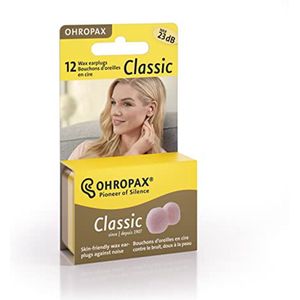 Classic Oordopjes voor Lawaai Bescherming - 12 Stuks