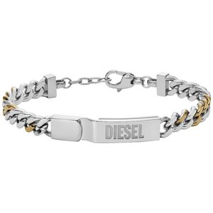 Diesel DX1457931 Heren Armband - Zilverkleurig