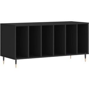 Thuys – Platenspeler Kast – Platenspeler Meubel – Ip Kast – 100 x 38 x 48cm – Zwart