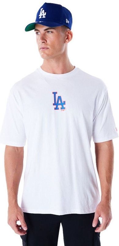 New Era - MLB World Series Los Angeles Dodgers - T-shirt - Wit - Korte Mouwen