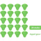 Synx Tools - Urinoirroosters - Groen - 20 Stuks - Appelgeur