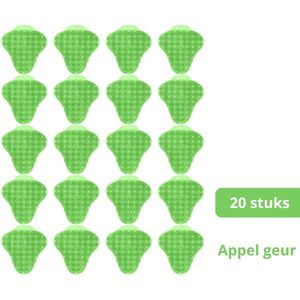 Synx Tools - Urinoirroosters - Groen - 20 Stuks - Appelgeur