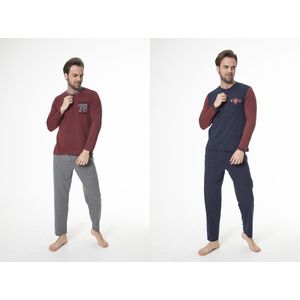 2-Pack Sivassi Pyjama's | Summer Edition 2022 | Heren Pyama Volwassenen | Pyama heren maat L | Katoen
