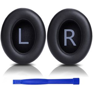Geschikt voor Bosch NC700 geluidsremmende hoofdtelefoons, en duurzame oorkussens (1 paar zwarte oorkussens)