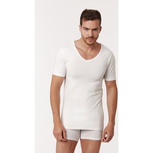 Woody T-shirt V-hals Single Pack Wit M