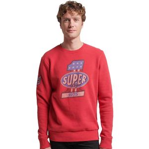 Superdry Vintage Americana Graphic Sweatshirt Rood L Man