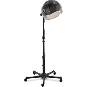 Equivera droogkap - 650HD-04 Zwarte haardroger met statief - 66°C droogkap - Haardrogerkap (zwart)