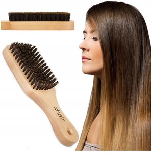 Houten Haarborstel met Varkenshaar - Glad & Glanzend Haar