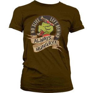 Teenage Mutant Ninja Turtles Dames Tshirt -L- No Slice Left Behind Bruin