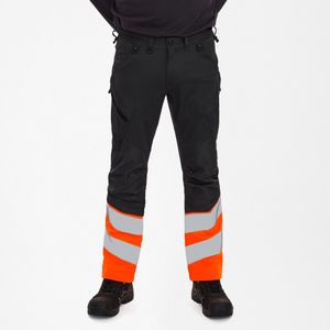 Engel Safety werkbroek met 2-weg stretch 2546-314 - Anthracite Grey / Hi-vis Orange - 42