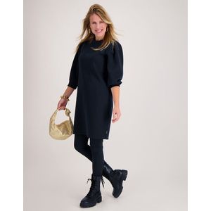 Je m'appelle Dames Jurk Met stretch - Blauw - Maat XS
