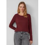 T-shirt - Zacht - Geribd - Lange Mouwen - Ronde Hals - Katoenmix