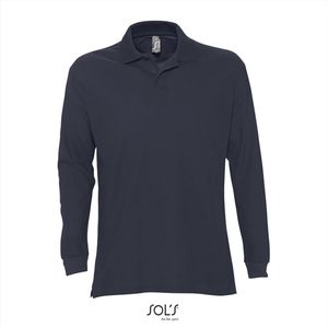SOL'S Long Sleeve Polo Star L539 - Navy - M