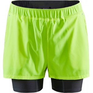 Craft Adv. Essence 2-in-1 Short Heren - groen - maat L