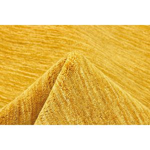 MOMO Rugs Panorama Uni Gold Vloerkleed - 90x160  - Rechthoek - Laagpolig Tapijt - Modern - Geel