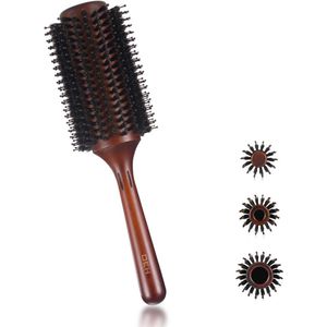 Ronde Föhnborstel voor Dames - Stylen en Gladmaken met Glans en Volume