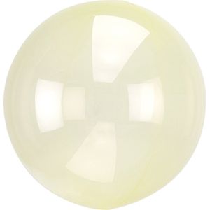 ORBZ crystal clearz ballon geel.
