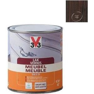 V33 Meubelvernis - Wengé - 0,5 l - Zijdeglans - 12 m²/l