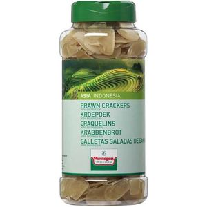 Verstegen Kleine Indonesische kroepoek ongebakken, bus 450 gr