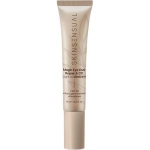 Skin Sensual Magic Eye Duo Repair & CC Oogcrème tegen donkere kringen | Hydraterend, Verhelderend & Beschermend | SPF 20 | Light to Medium 15 ml