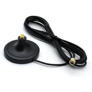 DrPhone HHM2 Helium Wifi Antenne Extension - Pure Koper - RP-SMA Man-vrouw Antenne Met 3M Kabel Magnetische Base Voor Router Draadloze Netwerk kaart