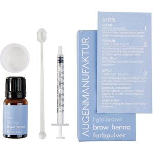 Augenmanufaktur Brow Henna Base Kit Lichtbruin