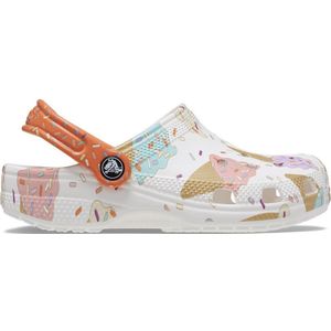Crocs Classic Ice Cream Graphic White Multi Maat 33/34 J2