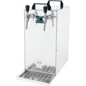 Biertap - Kontakt 155, 2-lijns droge koeler van roestvrij staal, 160 liter/h, Green Line