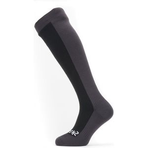 Sealskinz Worstead waterdichte sokken Black/Grey - Unisex - maat L