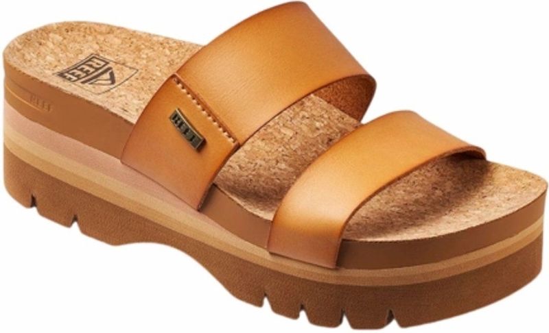 Reef - Cushion Vista Higher - Sandaal - Natuurlijk - Veganistisch Leer