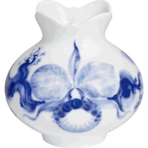 Vaas | Meissen | Blauwe Orchidee
