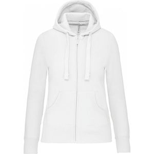 Sweatshirt Dames XL Kariban Lange mouw White 80% Katoen, 20% Polyester