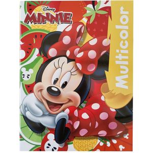 Disney - Multicolor Kleurboek - Minnie Mouse - 32 pagina's waarvan 17 kleurplaten en 17 voorbeelden
