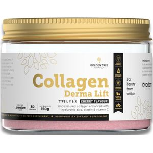 Golden Tree - Collagen Derma Lift - Supplement - Kersen - 60 Capsules