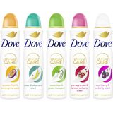 Dove - Advanced Care Go Fresh - Anti-Transpirant Deodorant Spray Mixset - 5 x 150 ml