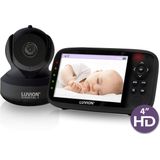 LUVION - Essential 2 - Babyfoon met Camera - Zwart - Uitbreidbaar tot 4 Baby Camera's