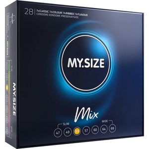 MY.SIZE Mix 53 mm Condooms - 28 stuks