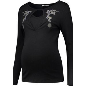 Love2wait - Borstvoedingsshirt Met Borduursel