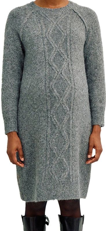 Vertbaudet Geribbelde trui met zwangerschaps wol