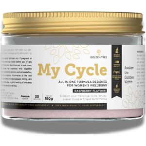 Golden Tree Hormoonbalans voor vrouwen - Hormoonbalans - Framboos - Hormoon & voeding - Supplement vrouw - 180 gram